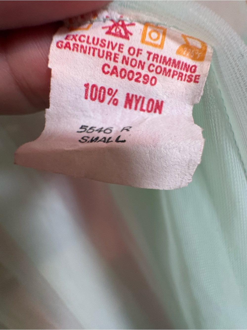 Vintage 1960s/70s Slumber Suzy Dreamwear Mint Green Sheer Peignoir Robe - Picture 3 of 6